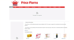 Desktop Screenshot of princepharmaonline.com